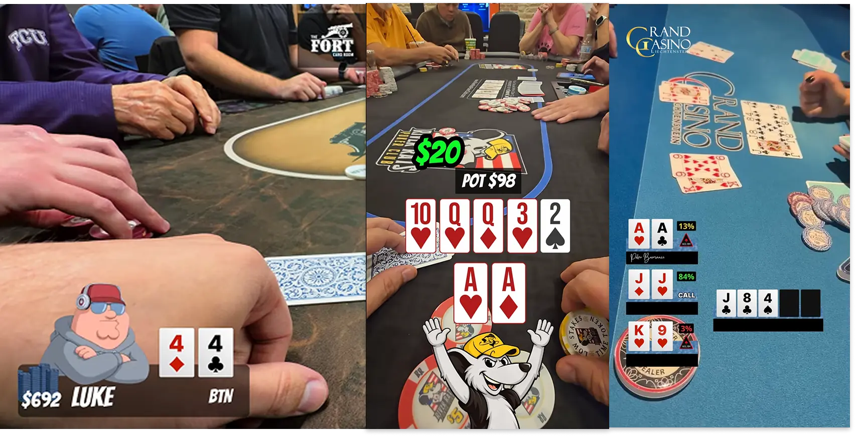 We are helping poker clubs and vloggers to raise their game