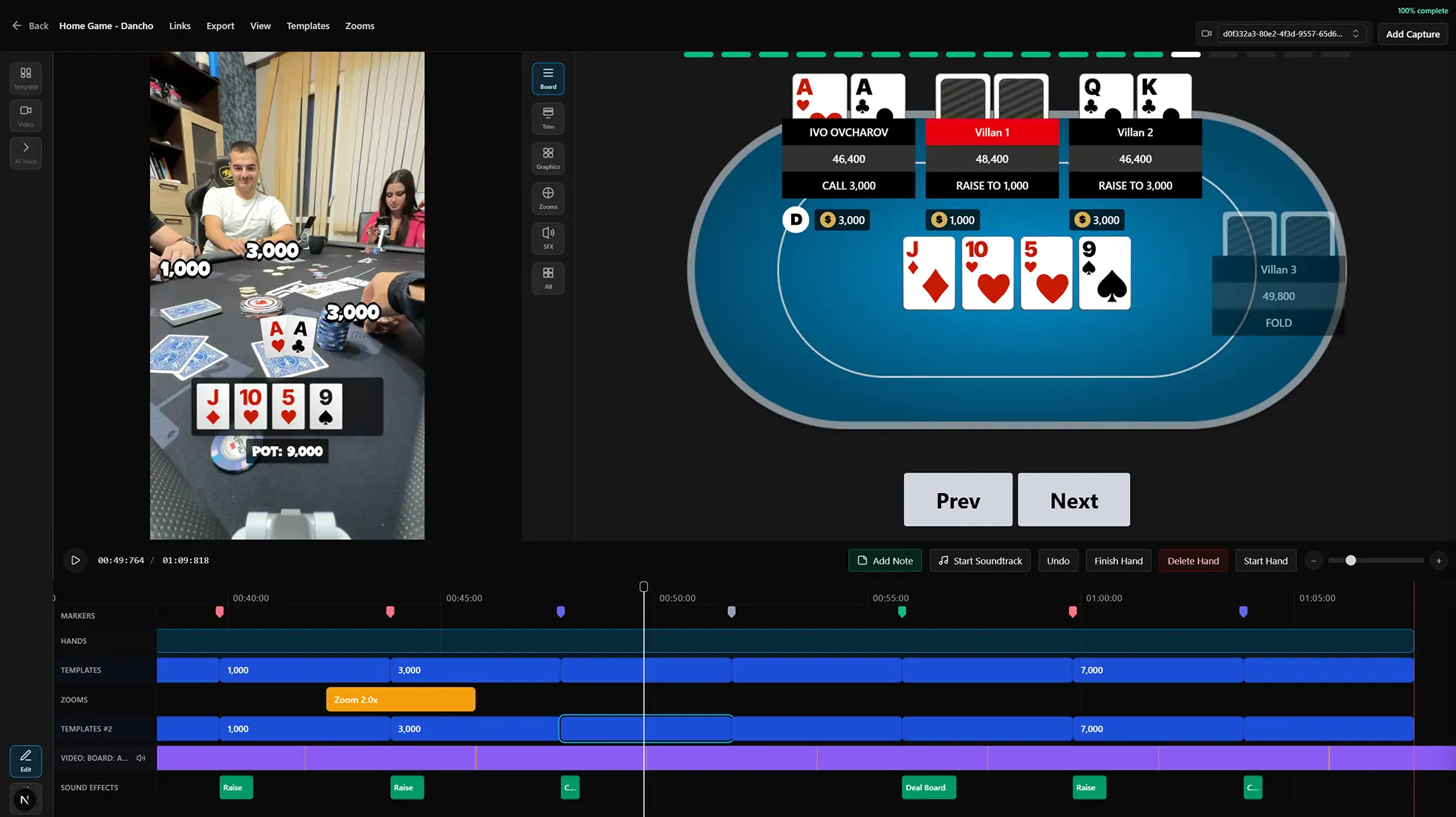 SPT Editor - Create professional poker videos